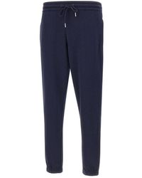 Sun 68 - Broeken ,Blauw ,Katoen Trainingsbroeken Fleece Basic - Lyst