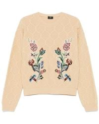 Etro - Round-Neck Knitwear - Lyst