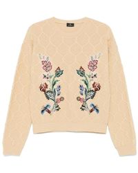 Etro - Round-Neck Knitwear - Lyst