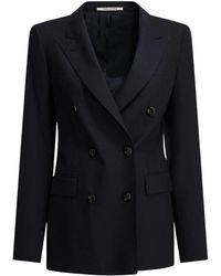 Tagliatore - Jassen ,Blauw ,Wol Parigi Double-Breasted Blazer - Lyst
