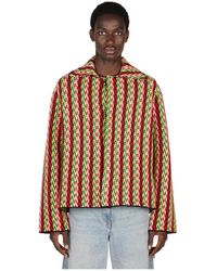 Lanvin - Curb Chevron Long Sleeved Jacket - Lyst