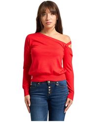GAUDI - Round-Neck Knitwear - Lyst