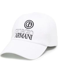 Giorgio Armani - Elegant beige baseball hat,hats - Lyst