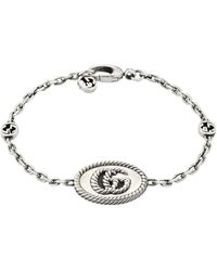Gucci - Zilveren Ketting Armband - Lyst