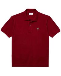 Lacoste - Tops ,Rood ,Katoen L.12.12 Original Polo - Lyst