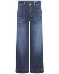 RAFFAELLO ROSSI - Wide-Leg Jeans Mit Hoher Taille - Lyst