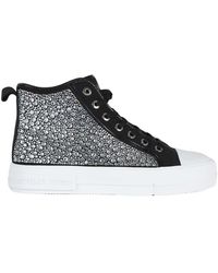 Michael Kors - Hohe evy sneakers mit strass - Lyst