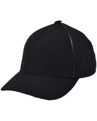 Daniele Alessandrini - Accessoires ,Zwart ,Polyester Velvet Cap - Lyst