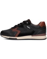 Australian - Schoenen ,Zwart ,Leer Zwarte Leren Stijlvolle Sneakers Voor Mannen - Lyst
