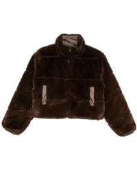 Save The Duck - Yuki Reversible Faux Fur Jacket - Lyst