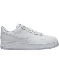 Air Force - 1 '07 - Sneakers bianche con dettaglio catarifrangenteNike in  Gomma di colore Bianco | Lyst