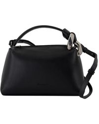 JW Anderson - Schwarze Leder-Crossbody-Tasche - Lyst