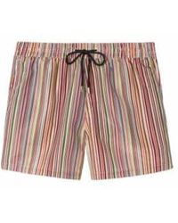 Paul Smith - Badmode ,Veelkleurig ,Polyester Signature Stripe Zwemshorts - Lyst