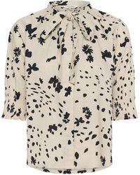 Part Two - Dot Flower Print Blouse - Lyst