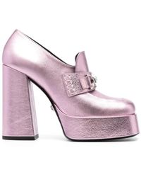 Versace - Roze Medusa Platform Pumps - Lyst