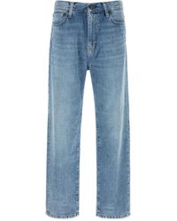Carhartt - Jeans ,Blauw ,Katoen Aaron Pant - Lyst