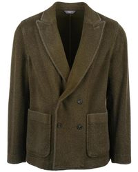 Circolo 1901 - Jassen ,Groen ,Wol Blazer Doppiopetto - Lyst