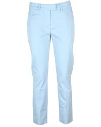 Dondup - Katoen Elastaan Broek - Lyst