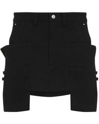 Rick Owens - Schwarzer wollrock eleganter stil - Lyst