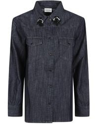 P.A.R.O.S.H. - Denim Shirts - Lyst