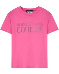 Versace Jeans Couture - Kurzärmeliges T-Shirt - Lyst