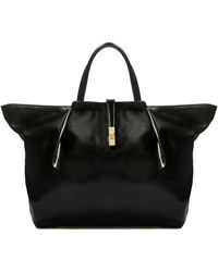 Kazar - Große Naturbelassene Ledertasche Mit Glänzendem Finish - Lyst
