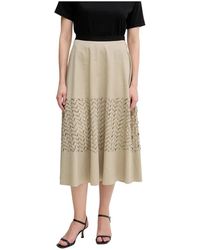 Sandro Ferrone - Midi Skirts - Lyst