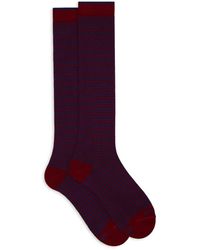 Gallo - Lange rote baumwollsocken - Lyst