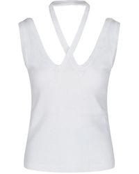 MM6 by Maison Martin Margiela - Sleeveless Tops - Lyst
