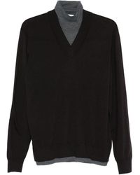 Paolo Pecora - Bruine Sweatshirt Aw25 Casual Stijl - Lyst
