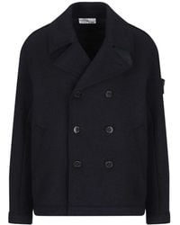 Stone Island - Blaue Pullover Für Männer - Lyst