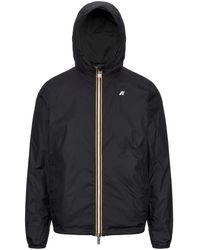 K-Way - Jassen ,Zwart ,Nylon Jake Plus. 2 Double Jacket - Lyst