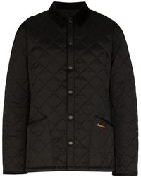 Barbour - Jassen ,Zwart ,Klassieke Zwarte Jas Voor Mannen - Lyst