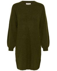 Cream - Knitted Dresses - Lyst