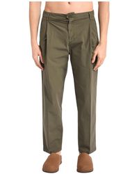 BRIGLIA - Broeken ,Groen ,Katoen Chinos - Lyst