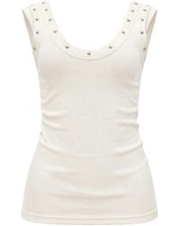 A PAPER KID - Sleeveless Tops - Lyst