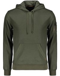 Moorer - Hoodies & Sweatvesten ,Groen ,Wol Hooded Sweatshirt - Lyst