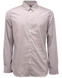 Paul Smith - Overhemden ,Veelkleurig ,Slim Fit Gestreept Overhemd Groen/Bordeaux/Wit - Lyst