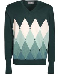 Ballantyne - V-Neck Knitwear - Lyst