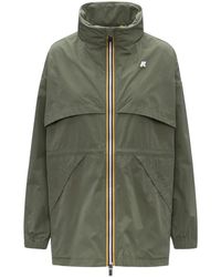 K-Way - Jassen ,Groen ,Polyester Aubeline Memory Touch Jacket - Lyst
