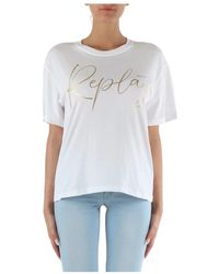 Replay - Tops > t-shirts - Lyst