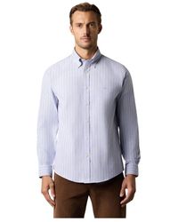 Brooks Brothers - Regular Fit Non-Iron Gestreept Stretch Oxford Overhemd Met Button-Down Kraag - Lyst