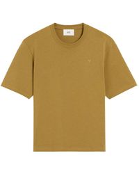 Ami Paris - Tops ,Groen ,Katoen Havana Tonal Ami De Coeur T-Shirt - Lyst