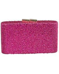 Anna Cecere - Clutch Mit Strasssteinen - Lyst