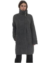 Liu Jo - Bouclé Gebreide Jas - Lyst
