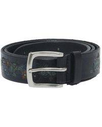 Orciani - Blade Flower Ledergürtel - Lyst