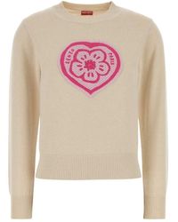 KENZO - Truien & Vesten ,Katoen Boke Heart Sweater - Lyst