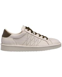 Pànchic - Schoenen ,Wit ,Leer Witte Sneakers Met Veters - Lyst