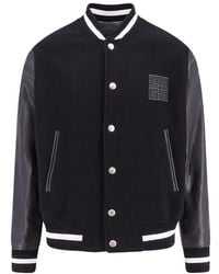 Givenchy - Jassen ,Zwart ,Wol 4G Varsity Jacket - Lyst