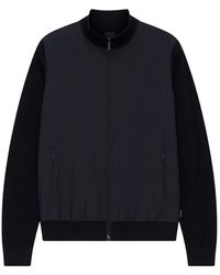 Bugatti - Hoodies & Sweatvesten ,Blauw ,Knit Cardigan 7600-15571E - Lyst